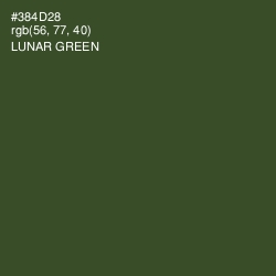#384D28 - Lunar Green Color Image